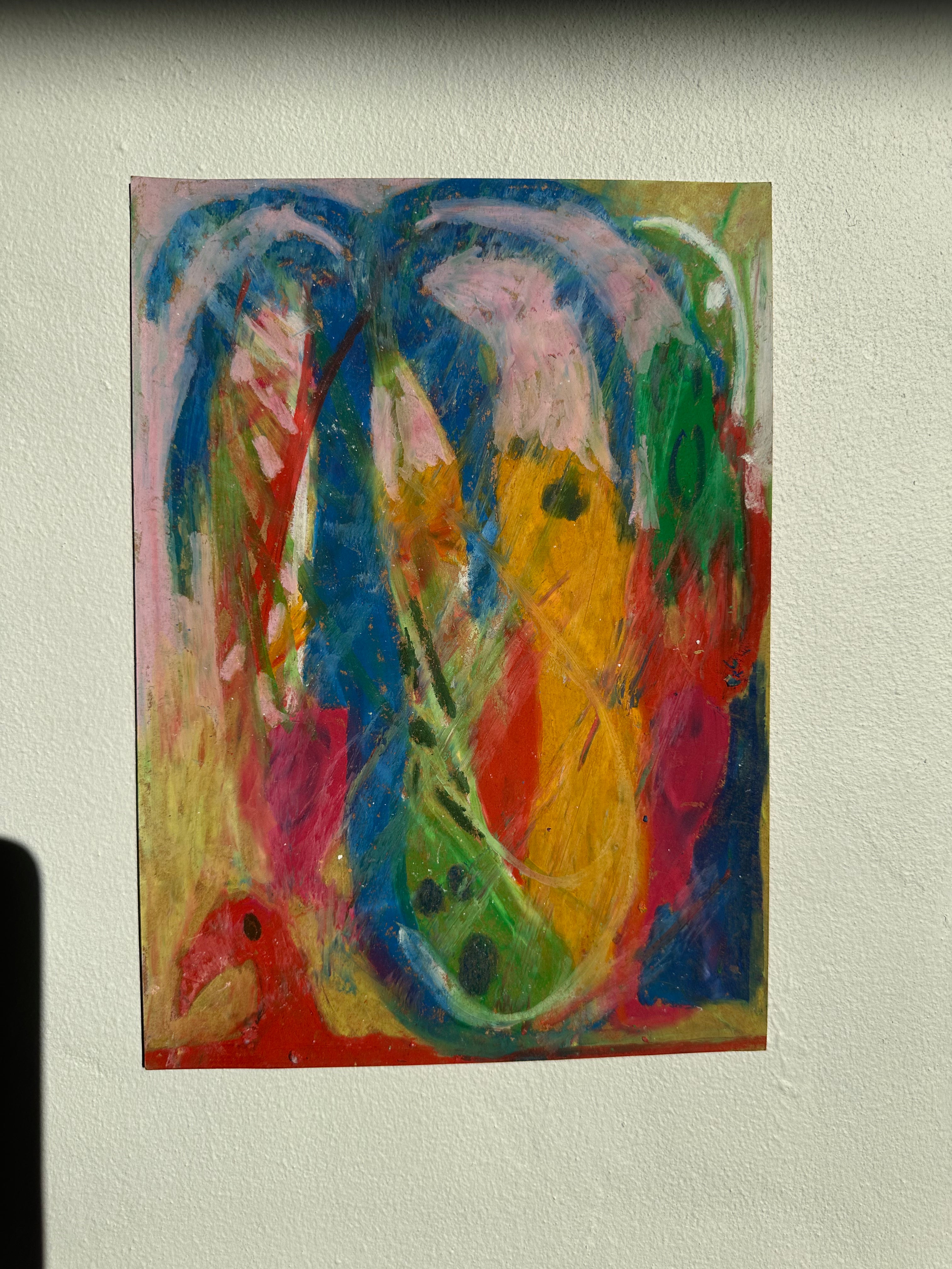 Blue Palmtree (20,5x28,5)