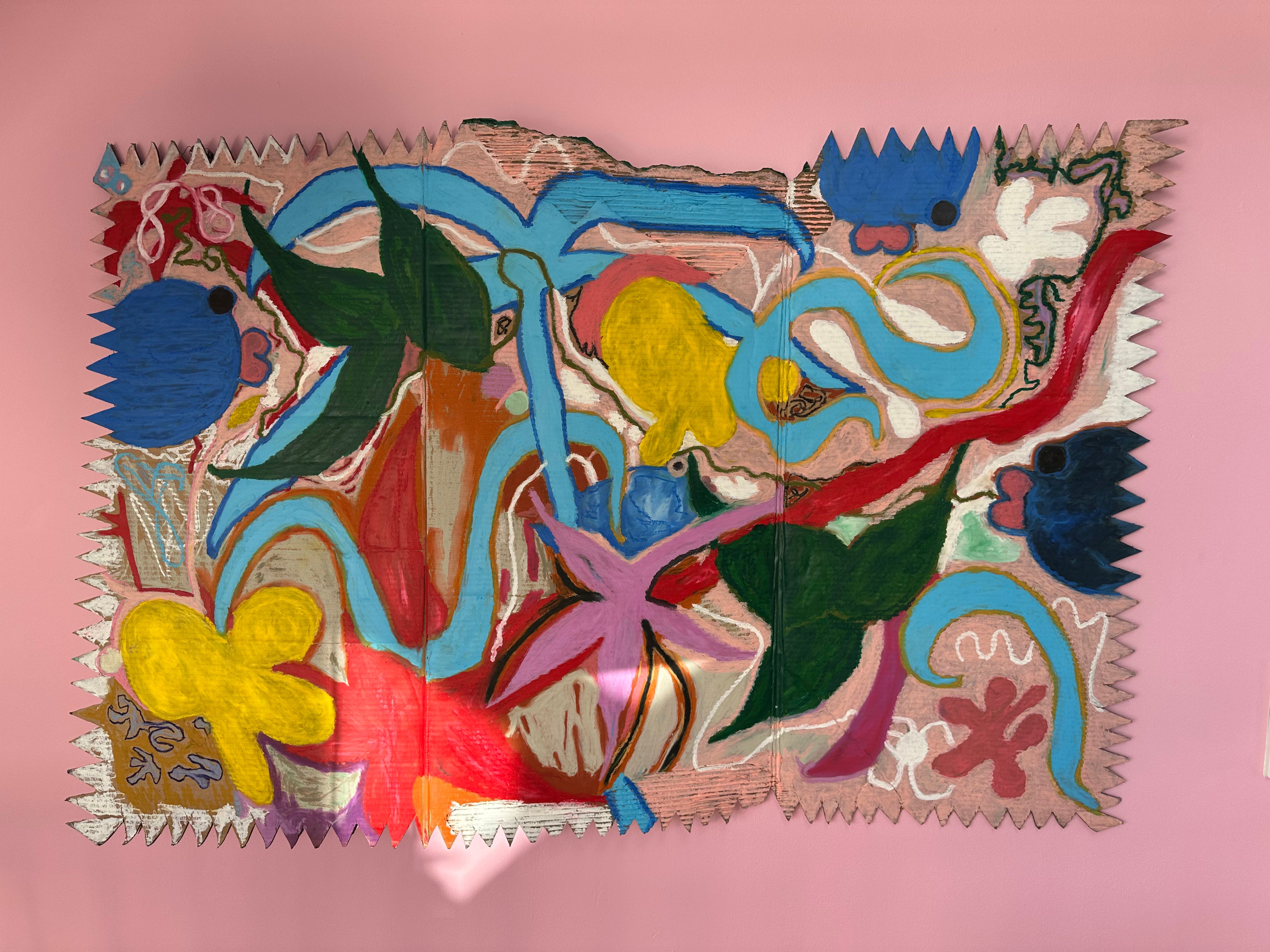 Swimming in the Tropical Ocean (108x150) Price on request