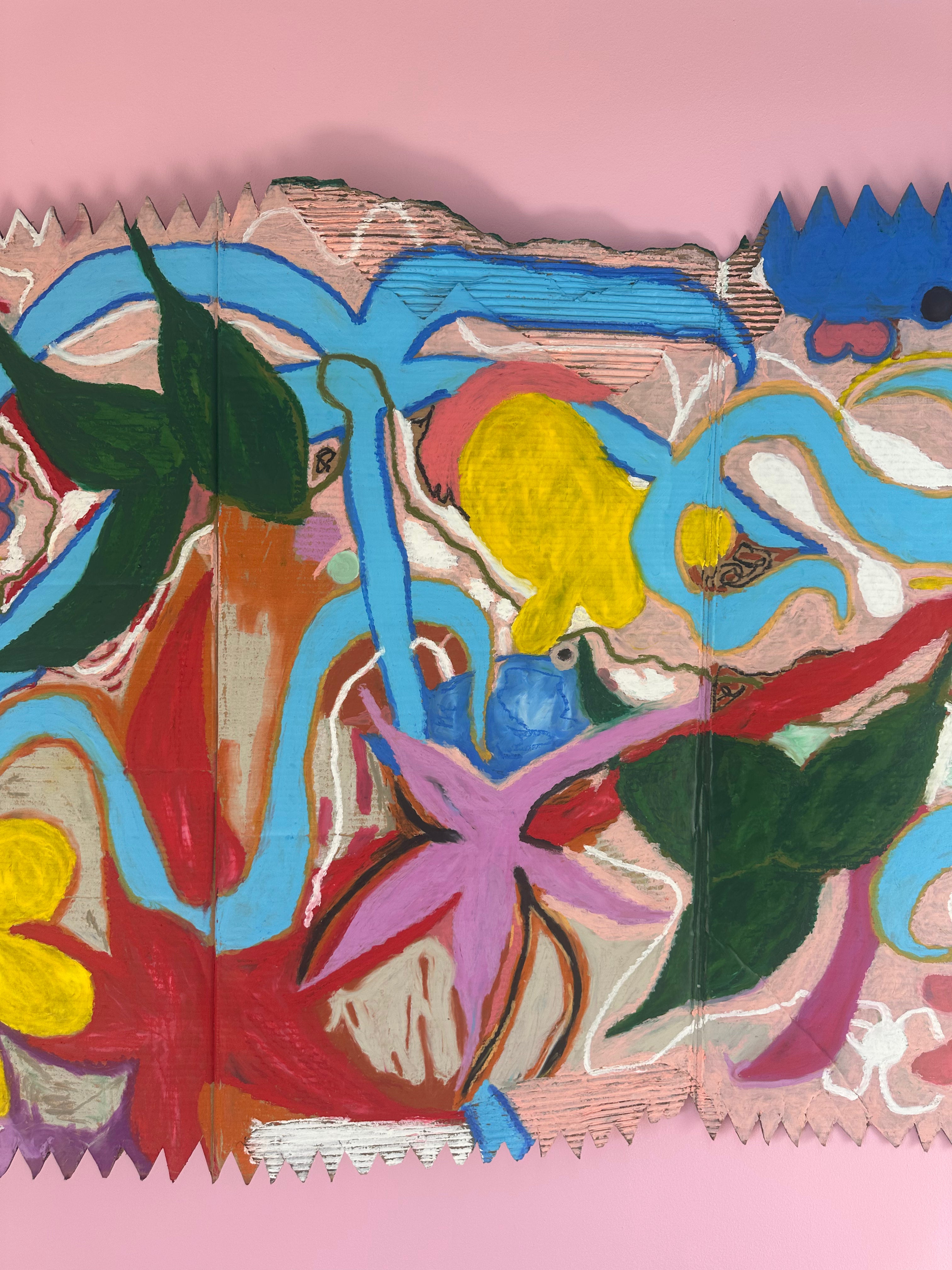 Swimming in the Tropical Ocean (108x150) Price on request